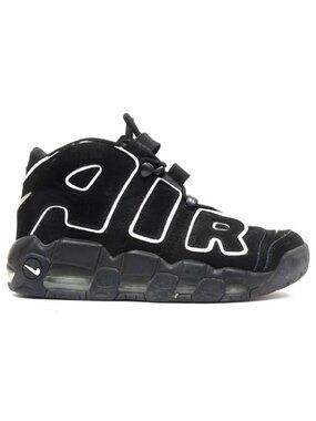 Nike‎ Air More Uptempo Black White 414962-002 Men's 8 Women's 9.5 Sneakers